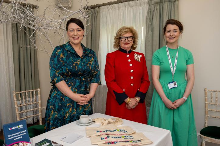 Hollie with Alicia Kearns and Sarah Furness Dementia Action Week