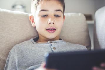 boy with tablet